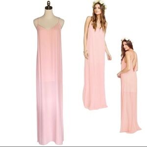 NWT Show me your mumu Jolie maxi dress gown in pink